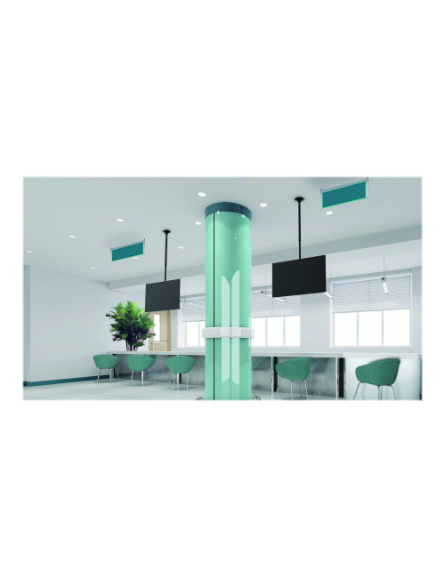 Neomounts Ceiling mount | FPMA-C340BLACK Monitor/TV mount ceiling screen | Adjustable Height, Rotate, Tilt, Swivel | 32-75 " | M