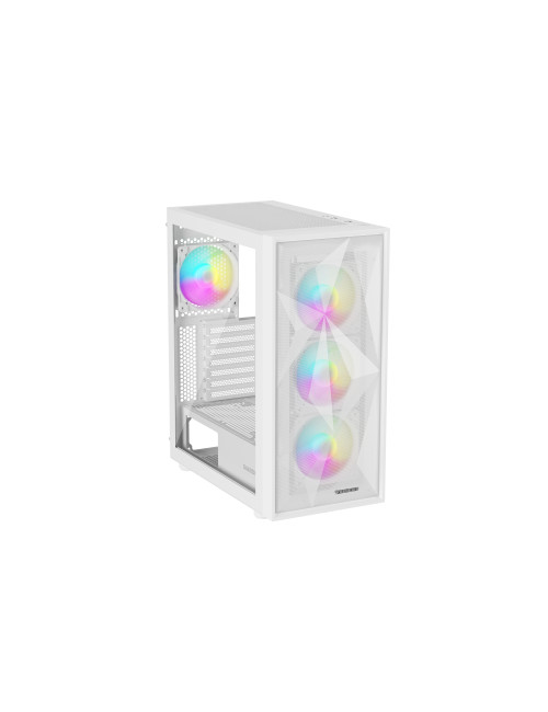 Genesis Gaming PC Case | Diaxid 605 ARGB | White | Midi Tower | Power supply included No