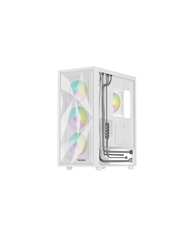 Genesis Gaming PC Case | Diaxid 605 ARGB | White | Midi Tower | Power supply included No