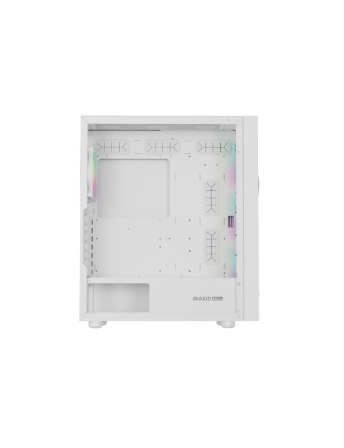 Genesis Gaming PC Case | Diaxid 605 ARGB | White | Midi Tower | Power supply included No