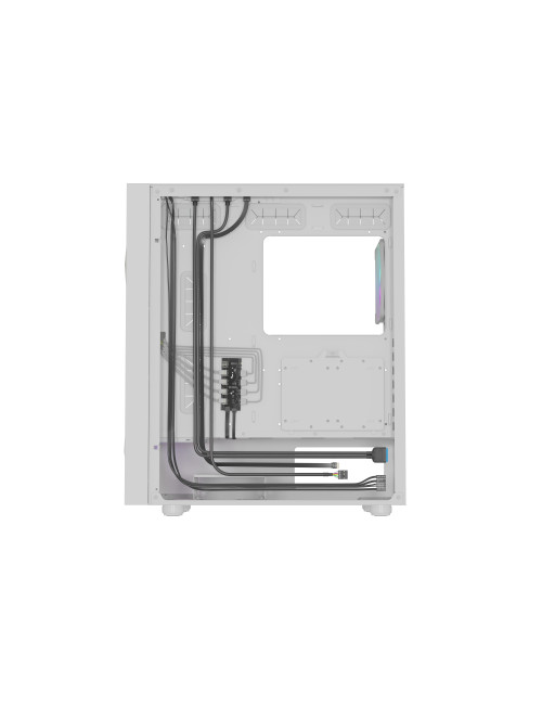 Genesis Gaming PC Case | Diaxid 605 ARGB | White | Midi Tower | Power supply included No