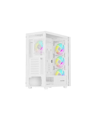 Genesis Gaming PC Case | Diaxid 605 ARGB | White | Midi Tower | Power supply included No