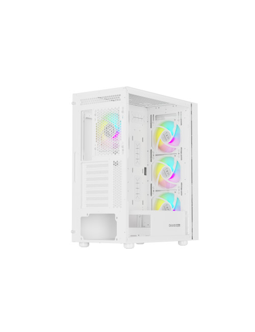 Genesis Gaming PC Case | Diaxid 605 ARGB | White | Midi Tower | Power supply included No