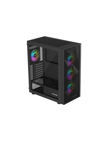 Genesis Gaming PC Case | Diaxid 605 ARGB | Black | Midi Tower | Power supply included No
