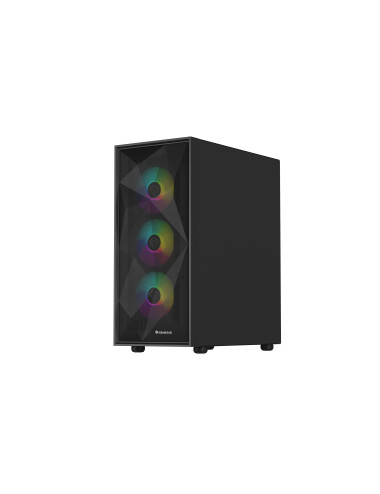 Genesis Gaming PC Case | Diaxid 605 ARGB | Black | Midi Tower | Power supply included No