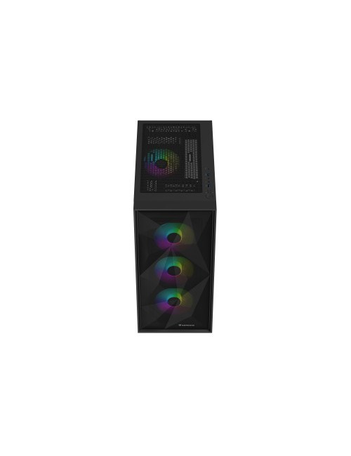 Genesis Gaming PC Case | Diaxid 605 ARGB | Black | Midi Tower | Power supply included No