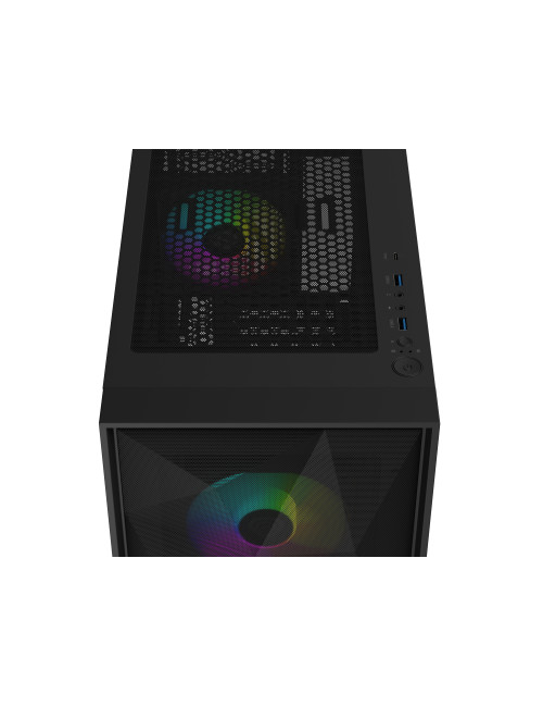Genesis Gaming PC Case | Diaxid 605 ARGB | Black | Midi Tower | Power supply included No