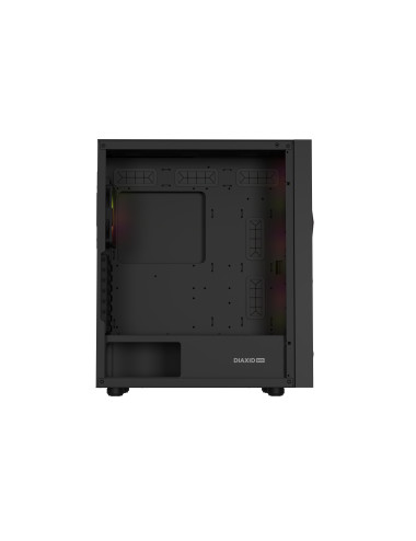 Genesis Gaming PC Case | Diaxid 605 ARGB | Black | Midi Tower | Power supply included No