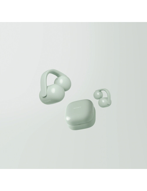 Sony | Earbuds | LinkBuds WF-LC900 Clip | Bluetooth | Open-Ear | Wireless | Green