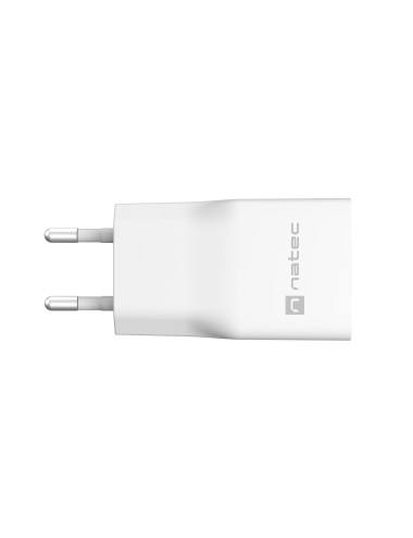 Natec Ribera USB Charger Gan Slim USB 1X USB-A + 1X USB-C 20W | NUC-2376