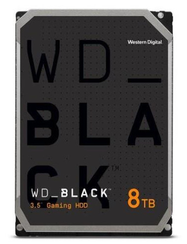 HDD|WESTERN DIGITAL|Black|8TB|SATA|256 MB|7200 rpm|3,5"|WD8001FZBX