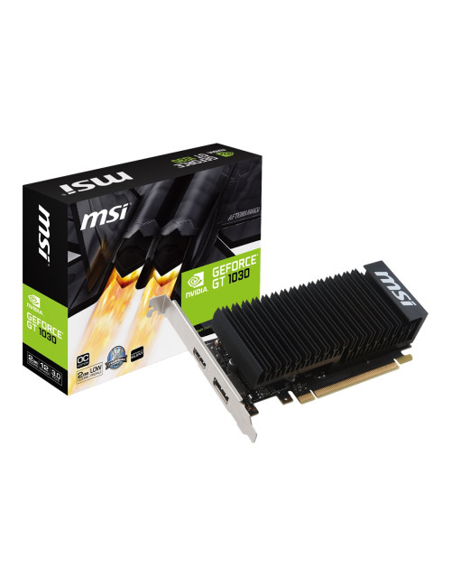 MSI | GeForce GT 1030 2GHD4 LP OC | NVIDIA | 2 GB | GeForce GT 1030 | DDR4 | HDMI ports quantity 1 | PCI Express 3.0 x16 (uses x