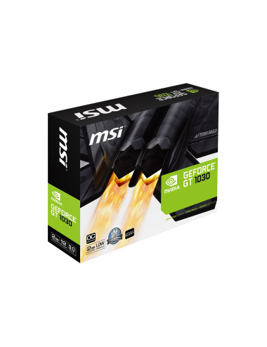 MSI | GeForce GT 1030 2GHD4 LP OC | NVIDIA | 2 GB | GeForce GT 1030 | DDR4 | HDMI ports quantity 1 | PCI Express 3.0 x16 (uses x