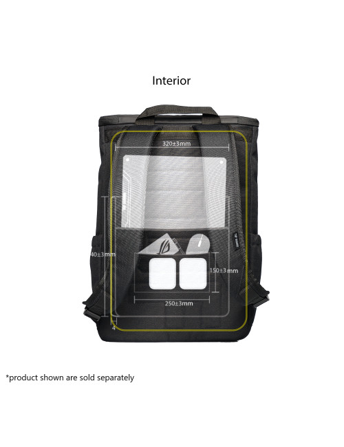 Asus BP4701 ROG BACKPACK/15_17 | Asus BP4701 | Notebook carrying backpack | Fits up to size 17 " | Backpack | Black