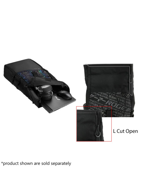 Asus BP4701 ROG BACKPACK/15_17 | Asus BP4701 | Notebook carrying backpack | Fits up to size 17 " | Backpack | Black
