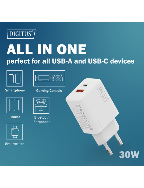 Digitus Battery charger, 30W | DA-10301