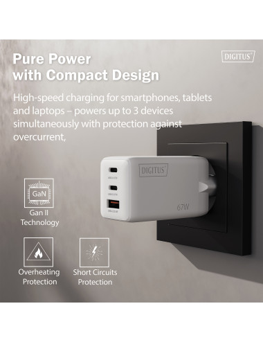 Digitus Battery charger, 67W | DA-10303