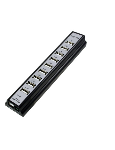 Logilink | USB 2.0 Hub-10 port whit power adapter