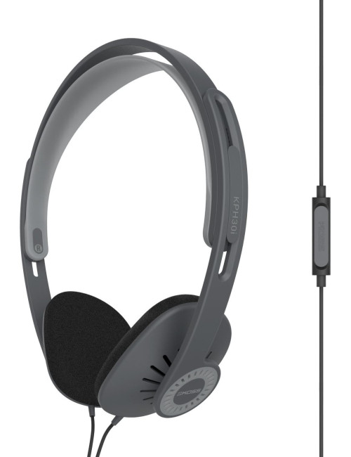 Koss | Headphones | KPH30iK | Wired | On-Ear | Microphone | Stealth Grey