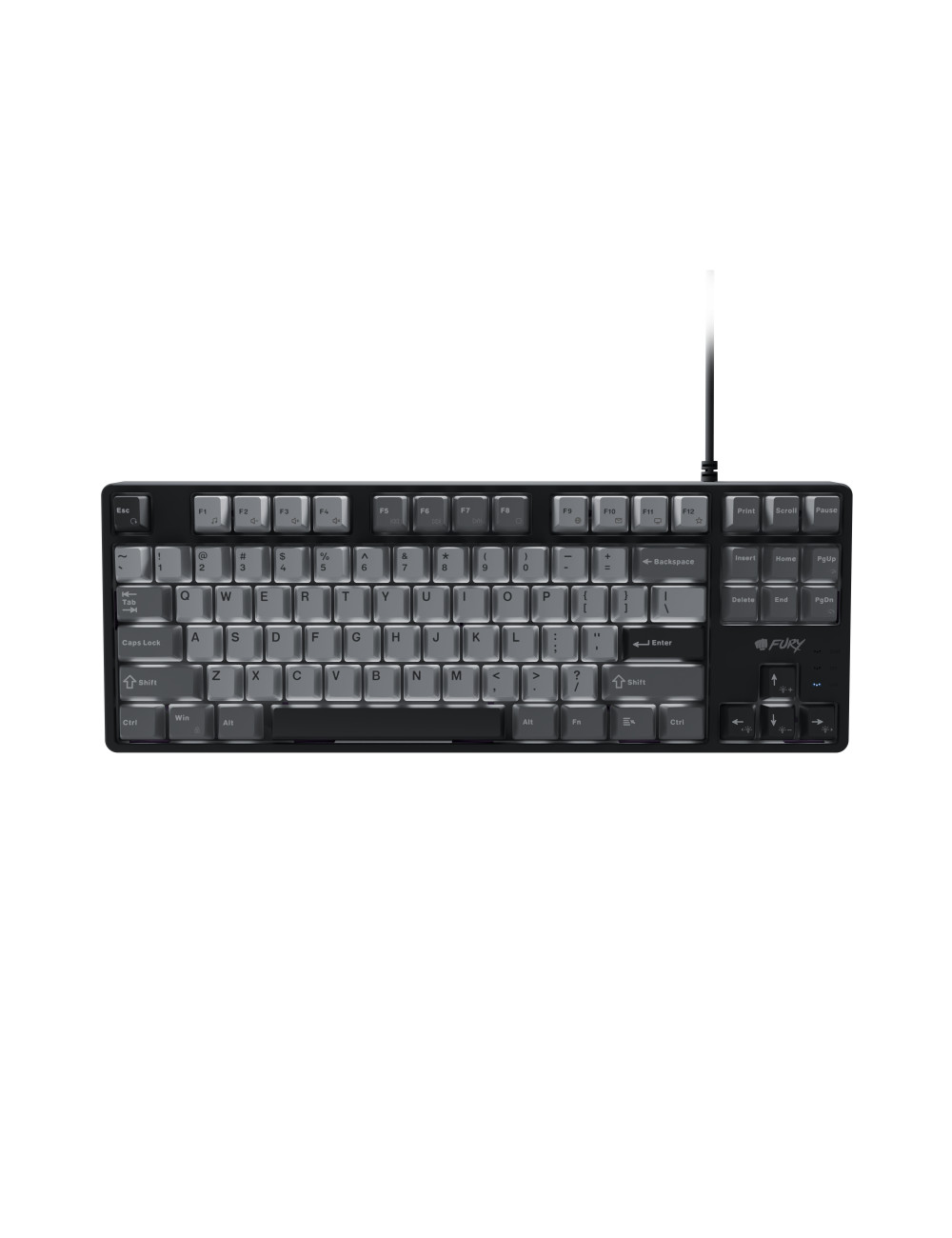 Fury | Kanabo K2 | Gaming Keyboard | Wired | US | Black/Gray | USB Type-A | Linear