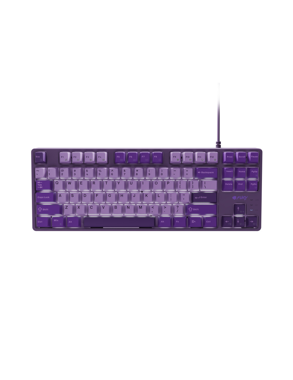 Fury | Kanabo K2 | Gaming Keyboard | Wired | US | Purple | USB Type-A | Linear