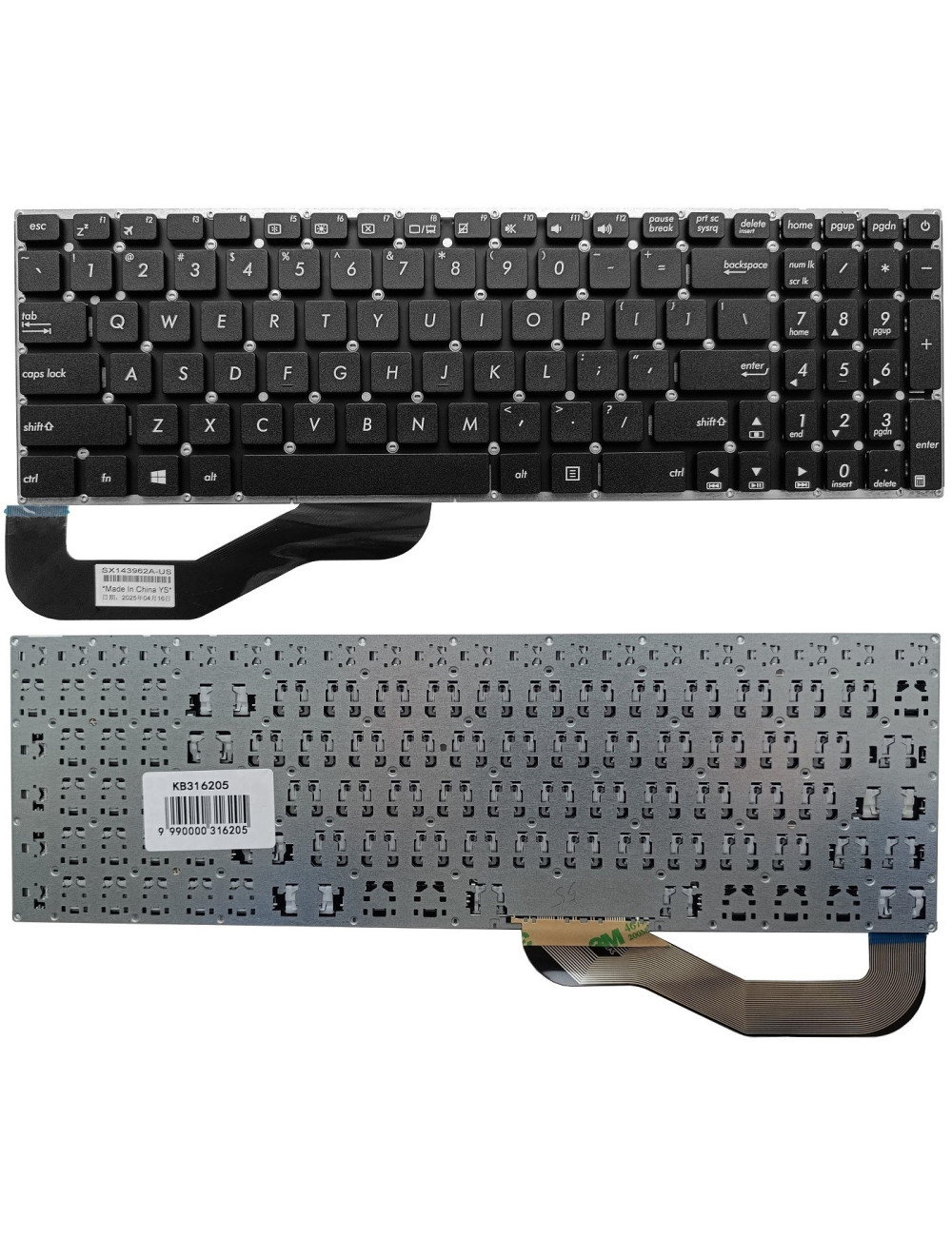 Klaviatūra ASUS R540, A540, K540, X540, US