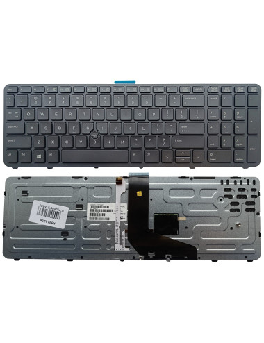 Klaviatūra HP ZBook 15 G1 G2, su pašvietimu ir trackpoint , US