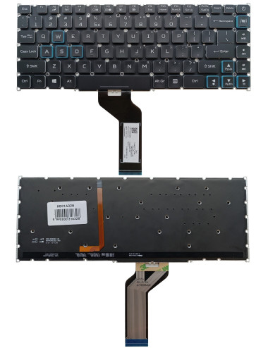 Klaviatūra ACER: Predator Triton PT515-51, PT515-52, su RGB pašvietimu, US