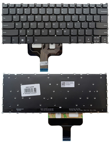 Keyboard LENOVO Yoga 7 14IAL7, with backlight, US