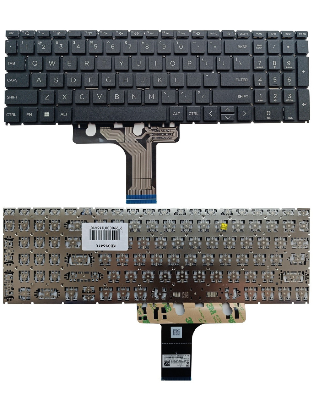 Keyboard HP 15-FC, 15-FD, US
