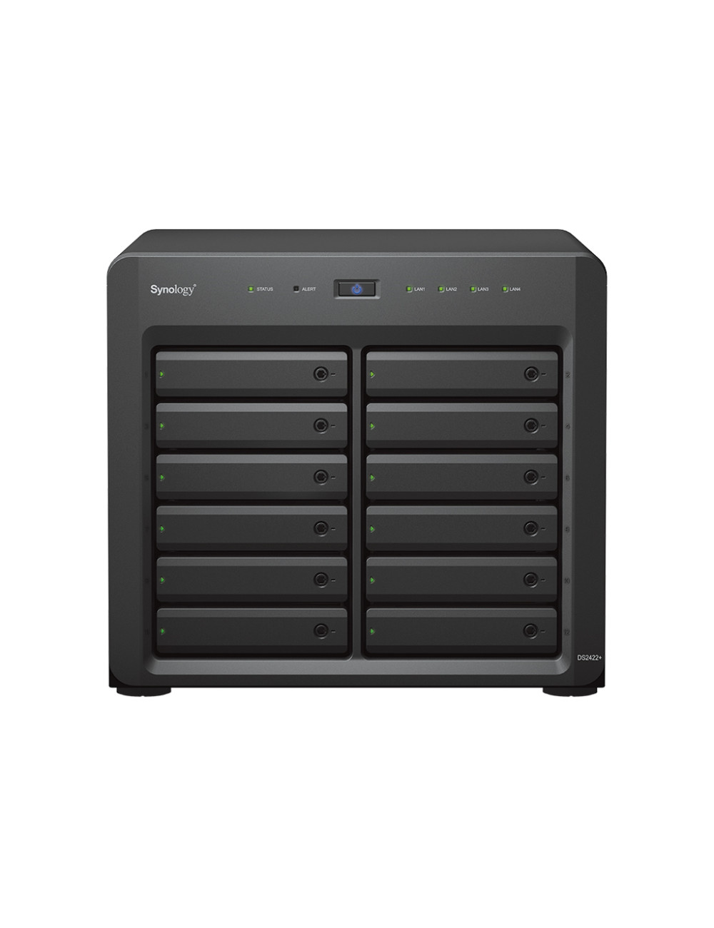 Synology | Tower NAS | DS2422+ | Up to 12 HDD/SSD Hot-Swap | AMD Ryzen | Ryzen V1500B Quad Core | Processor frequency 2.2 GHz | 