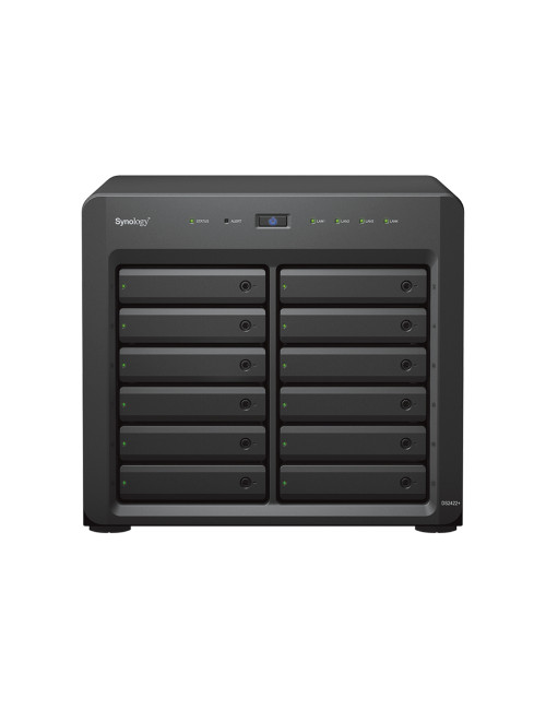 Synology | Tower NAS | DS2422+ | Up to 12 HDD/SSD Hot-Swap | AMD Ryzen | Ryzen V1500B Quad Core | Processor frequency 2.2 GHz | 