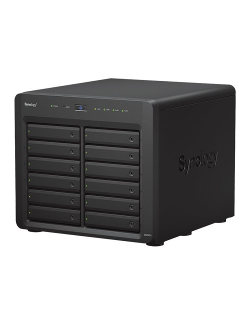 Synology | Tower NAS | DS2422+ | Up to 12 HDD/SSD Hot-Swap | AMD Ryzen | Ryzen V1500B Quad Core | Processor frequency 2.2 GHz | 