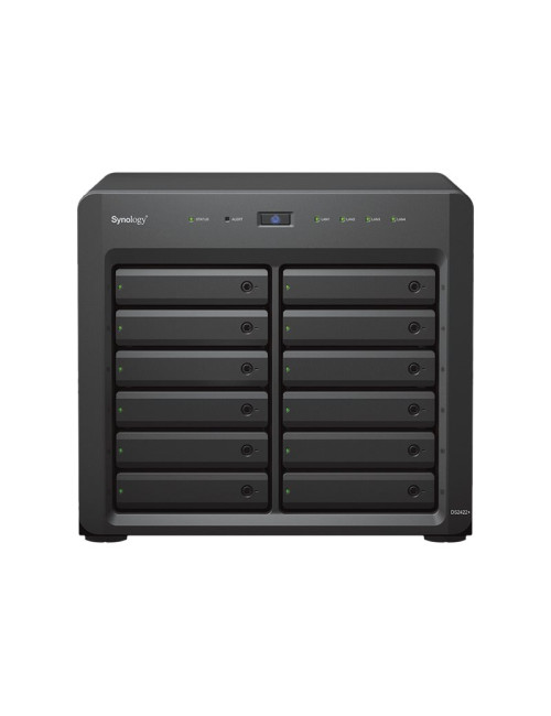 Synology | Tower NAS | DS2422+ | Up to 12 HDD/SSD Hot-Swap | AMD Ryzen | Ryzen V1500B Quad Core | Processor frequency 2.2 GHz | 