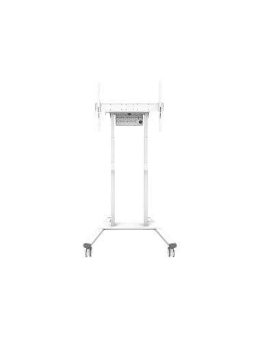 Neomounts Floor stand | FL55-875WH1 TV trolley | Adjustable Height | 55-100 " | Maximum weight (capacity) 110 kg | White