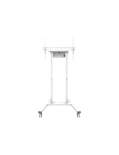 Neomounts Floor stand | FL55-875WH1 TV trolley | Adjustable Height | 55-100 " | Maximum weight (capacity) 110 kg | White