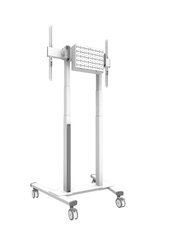 Neomounts Floor stand | FL55-875WH1 TV trolley | Adjustable Height | 55-100 " | Maximum weight (capacity) 110 kg | White