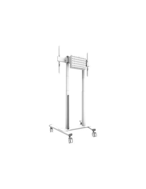 Neomounts Floor stand | FL55-875WH1 TV trolley | Adjustable Height | 55-100 " | Maximum weight (capacity) 110 kg | White