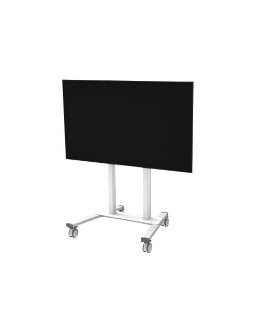 Neomounts Floor stand | FL55-875WH1 TV trolley | Adjustable Height | 55-100 " | Maximum weight (capacity) 110 kg | White