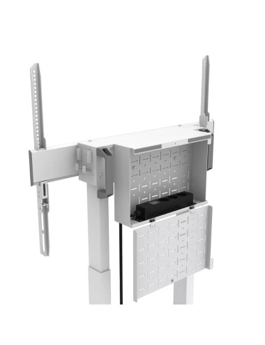 Neomounts Floor stand | FL55-875WH1 TV trolley | Adjustable Height | 55-100 " | Maximum weight (capacity) 110 kg | White