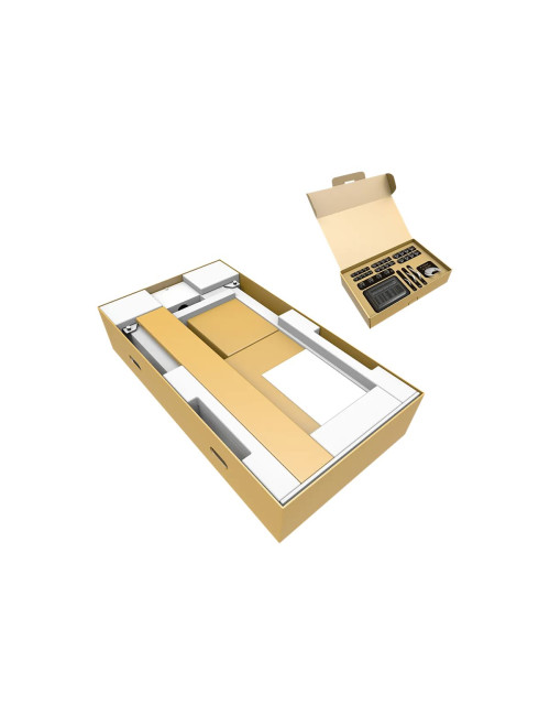 Neomounts Floor stand | FL55-875WH1 TV trolley | Adjustable Height | 55-100 " | Maximum weight (capacity) 110 kg | White