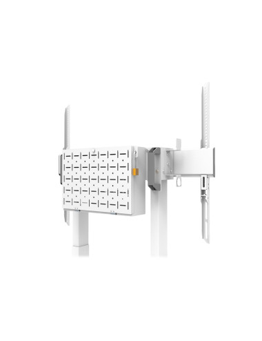 Neomounts Floor stand | FL55-875WH1 TV trolley | Adjustable Height | 55-100 " | Maximum weight (capacity) 110 kg | White