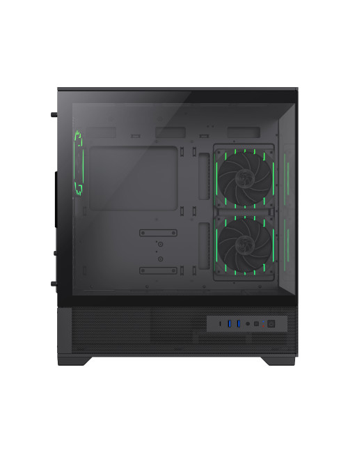 Gamemax Case | VISTA 2 AB | Black | Midi Tower | Power supply included No