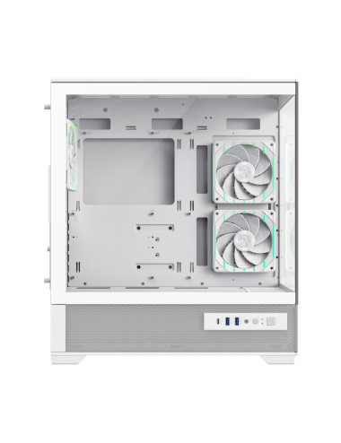 Gamemax Case | VISTA 2 AW | White | Midi Tower | Power supply included No