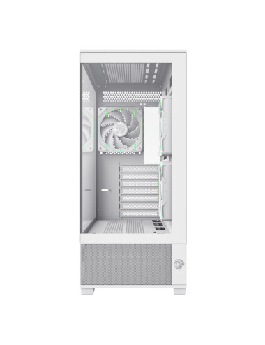 Gamemax Case | VISTA 2 AW | White | Midi Tower | Power supply included No