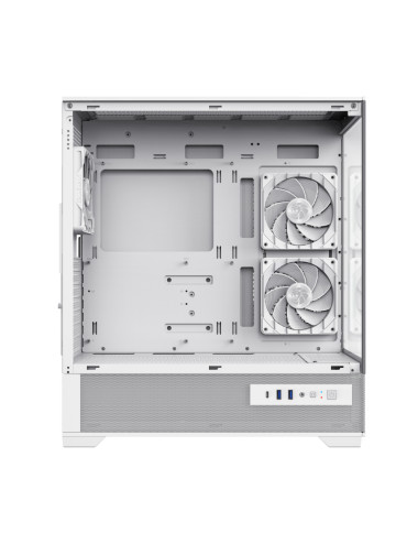 Gamemax Case | VISTA 2 AW | White | Midi Tower | Power supply included No