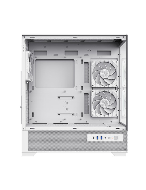 Gamemax Case | VISTA 2 AW | White | Midi Tower | Power supply included No