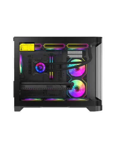 Gamemax Case | HYPE-M BK | Black | Micro | Power supply included No