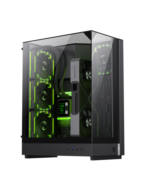 Gamemax Case | T20 BK | Black | M-ATX | Power supply included No
