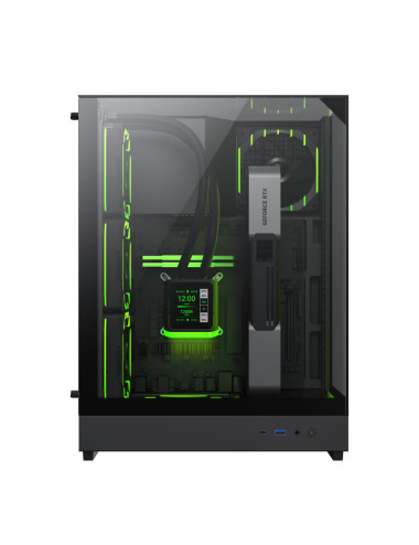 Gamemax Case | T20 BK | Black | M-ATX | Power supply included No